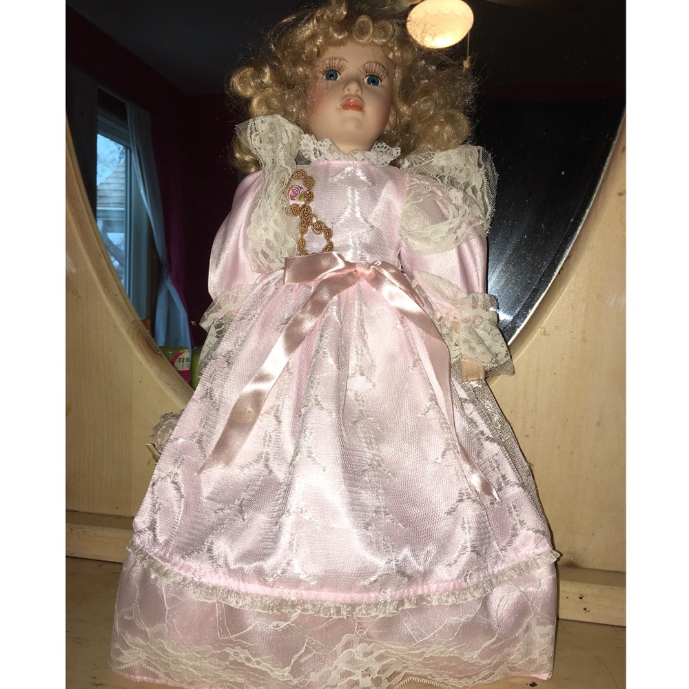 Blonde Porcelain doll